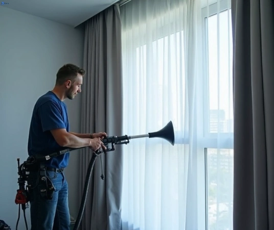 Professional curtain stain removal process equipment Matty Curtain Cleaning warwick-farm-nsw
